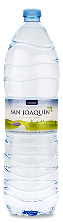 imagen sobre el formato de la botella grande plus de Aguas de San Joaquín