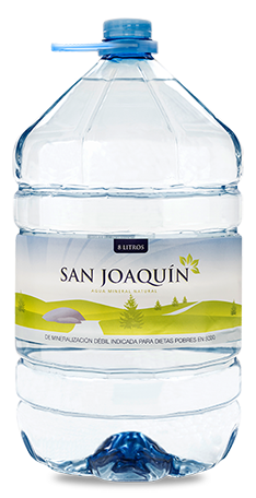 imagen sobre el formato de la botella jumbo de Aguas de San Joaquín