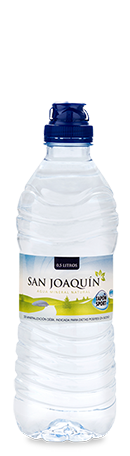 imagen sobre el formato de la botella pequeña sport de Aguas de San Joaquín